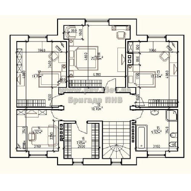 План 2го этажа