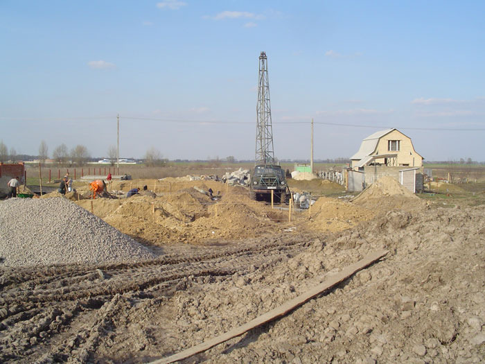 Cottage construction stages
