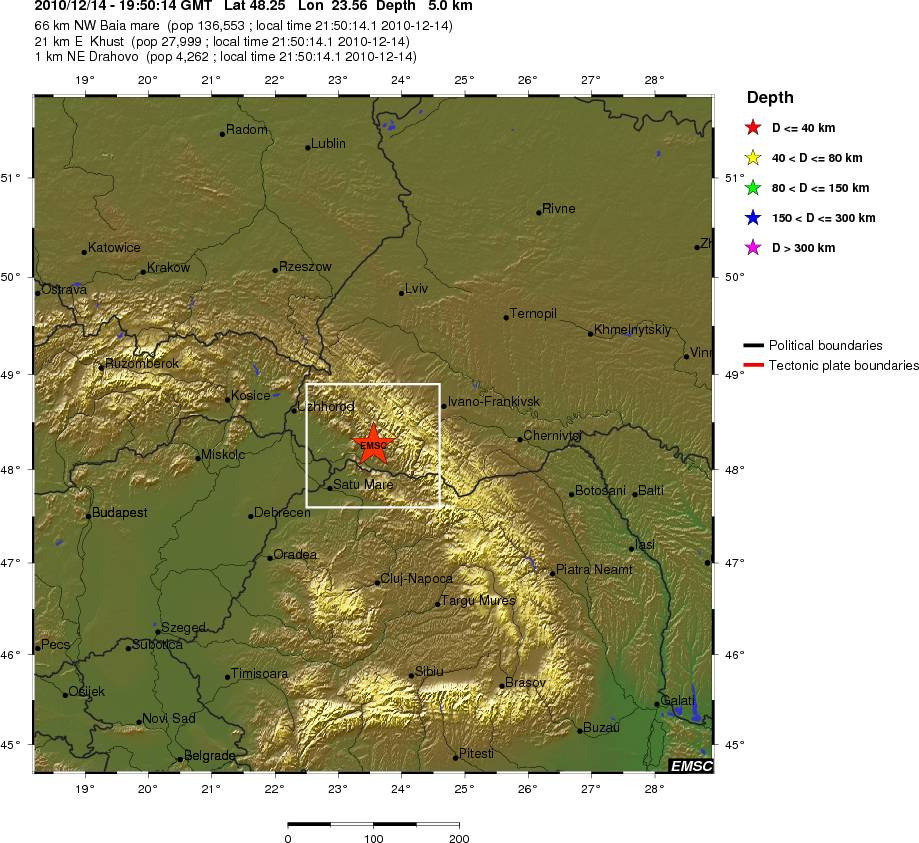 M 3.2 - UKRAINE - 2010-12-14 19:50 UTC