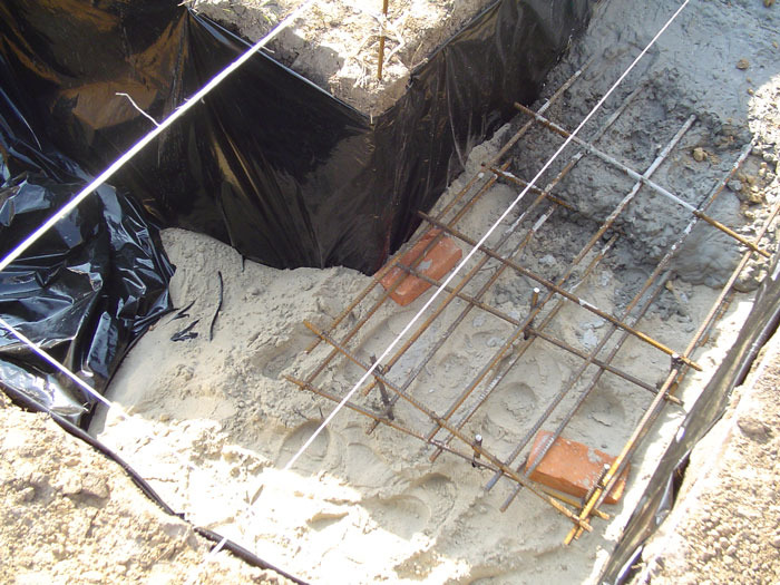 Cottage construction stages