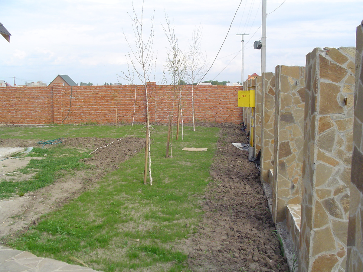 Fences and landscaping