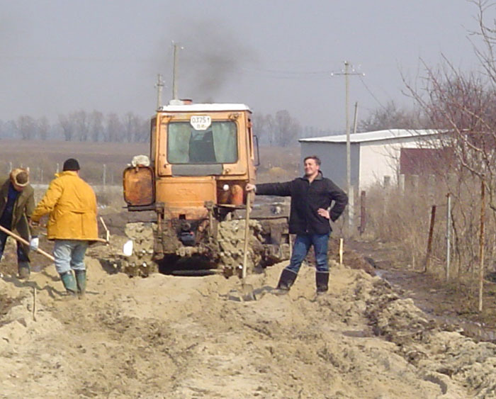 The team on site