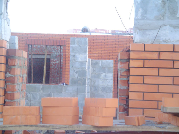 Cottage construction stages