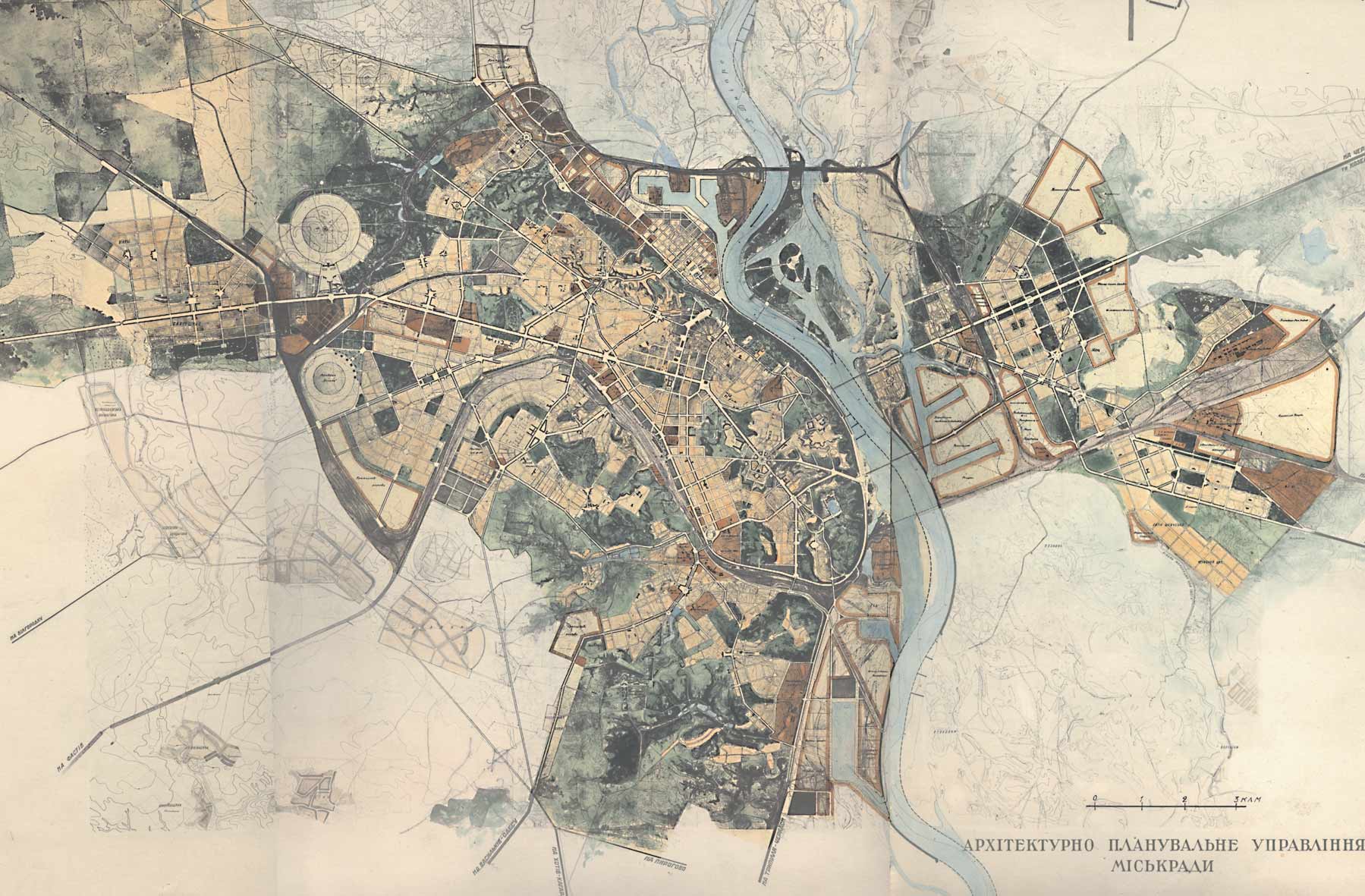 Карта Киева старая