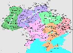 Карта железных дорог Украины