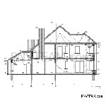 Увеличить Разрез дома, проект Разрез дома, проект