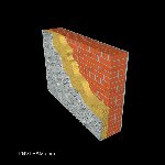 Минеральная вата, рядовой кирпич