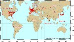 Карта АЭС мира